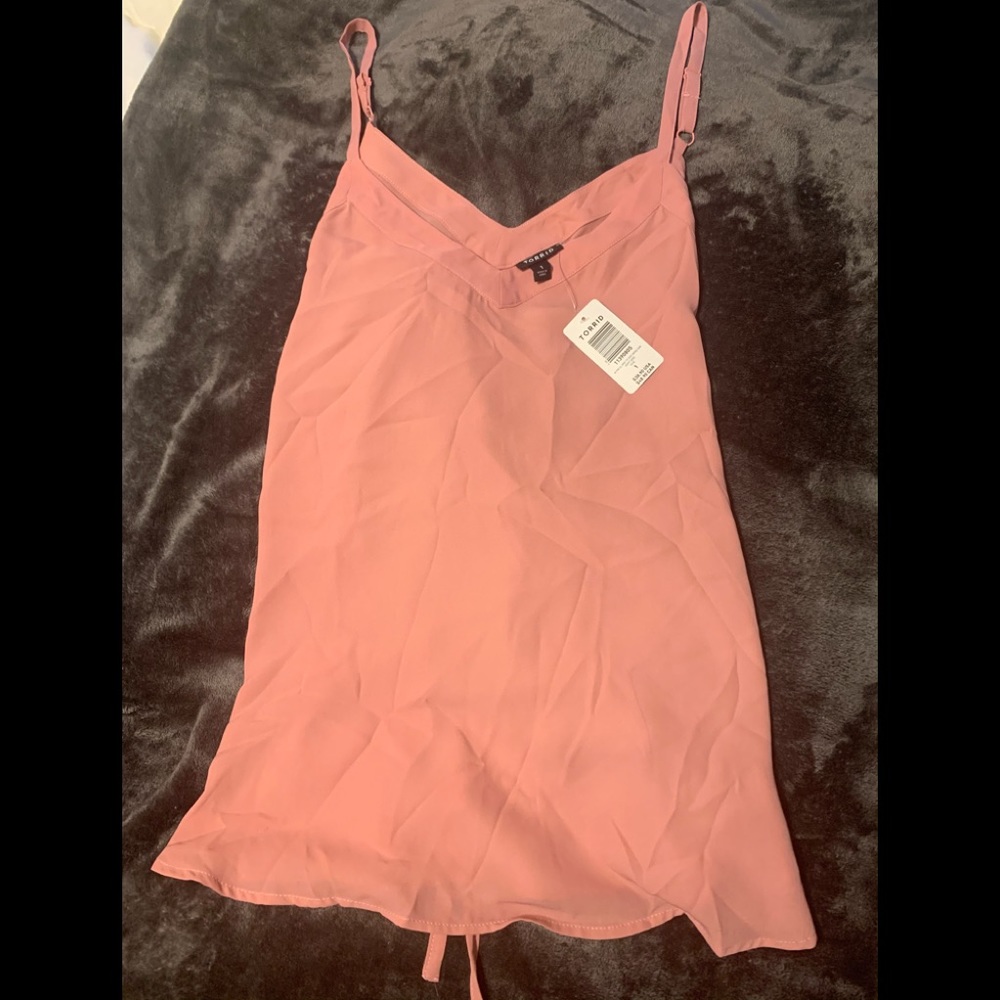 (NEW) Torrid Pale Pink swing Cami